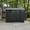 Black, variant on CQSXDA 8x6 Feet Galvanized Steel Storage Shed with Weatherproof Design, Sliding Door, Window & Utility Vents,Brown