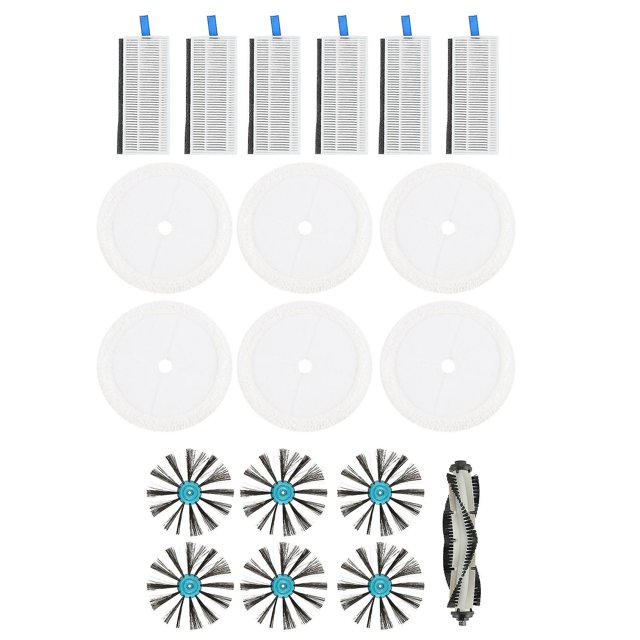 Compatible con robot para mascotas Bissell 3115 Ev675, cepillo principal, filtro Hepa y cepillo lateral