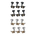 thumbnail image 3 of TISHITA 6 Pièces Guitare Tuners Tuning Chevilles Clés Machines Têtes 3R 3L Noir, 3 of 8