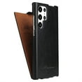 thumbnail image 3 of ELEHOLD Leather Protective Case for Samsung Galaxy S23 Ultra 6.8", Premium Leather Full Body Protection Flip Case Slim Lightweight for Samsung S23 Ultra,Black, 3 of 7