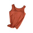 thumbnail image 3 of Tops de entrenamiento de soporte para de tanque para mujeres para entrenamiento gimnasio de fitness caminando verano rojo, 3 of 8