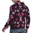 thumbnail image 6 of Sikiie Breast Cancer Men's Hoodie, Essentials Hoodie, Sweatshirt, Pullover Hooded Sweatshirt for Men-XX-Large, 6 of 7