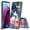 Summer Blooms, variant on For Motorola Moto G Play 2023 Floral Patterns Design Transparent Silicone Shock Absorption Bumper Hard PC Back Phone Case Cover by Xpression - Flowers & Butterfly