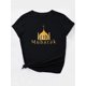 thumbnail image 3 of Camiseta con estampado de luna creciente EID Mubarak para mujer, cuello redondo informal de manga corta, tejido de punto 100 % algodón, elasticidad media, ideal para primavera/verano/otoño, ideal para, 3 of 7