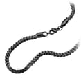 thumbnail image 2 of 555Jewelry 3.3mm Black Franco Necklace, Xtentacion Chain, Franco Chain, Stainless Steel Necklace for Women, Stainless Steel Necklace for Men, 24 Inch, 2 of 5