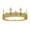 Gold lake blue, variant on Fashionable Men's Crowns King Hairband Hair Styling Accessory for Birthdays and Theatrical Performances Stage Show Props