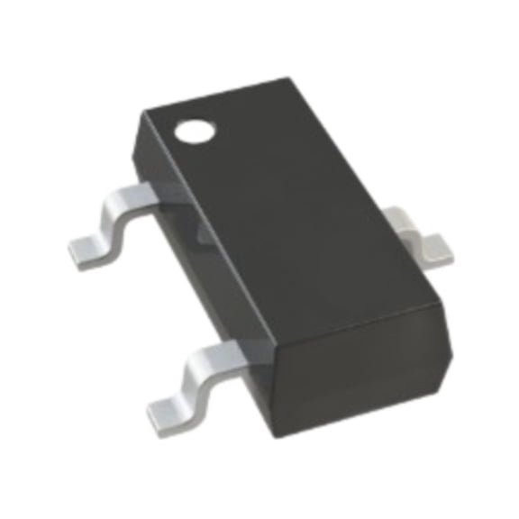 Pack of 10 BZX84C5V1S-7-F Diode Zener Single 5.1V 5.88% 350mW 3-Pin SOT-23, Cut Tape, RoHS