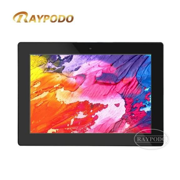 RAYPODO 10.1 Inch Android11 Tablet, 16GB, Adjustable VESA Wall Mount, Capacitive Touch, Advertising Player