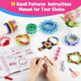 thumbnail image 2 of Kit de cuentas Funtopia Pony Beads 4026 unidades, 72 colores con 10 brazaletes, 2 of 7