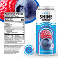 thumbnail image 5 of Shine Water Mixed Berry Acai Vitamin D Electrolyte Drinks 12-Pack, Sugar Free Flavored Water with Magnesium, Zinc & Antioxidants, Low Calorie Hydration, 5 of 6