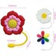 thumbnail image 2 of Paquete de 10 tapas de paja de silicona con flores coloridas, reutilizables, a prueba de polvo, accesorios de paja para cocina y hogar Rojo Verde Cocina, Decoración y Otros, 2 of 5