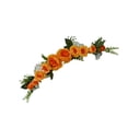 thumbnail image 2 of Ounissouiy Guirnalda de puerta con botín de flores, accesorios para el hogar de aniversario exquisito, guirnalda de fiesta sin rebabas, guirnaldas Decoración del hogar Naranja 75cm Ounissouiy  HA084034-02, 2 of 6