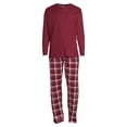 thumbnail image 5 of Isotoner Men's Thermal Top and Micro Fleece Pant Sleep Set, Sizes S-2XL, 5 of 5