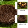 thumbnail image 3 of BESTYASH 12Ud Nido Decorativo Artificial Color Marrón Ideal Para Fotografía Y De Pájaros, 3 of 6