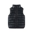 thumbnail image 2 of Kids Puffer Vest Lightweight Quilted Down Alternative Vest Zip Up Stand Collar Warm Vest, 2 of 3