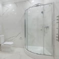 thumbnail image 5 of for Frameless Curved Shower Door Bottom Seal Strip 4 Pack 40CM Total Length 160cm 63inch PVC Shower Glass Door Water Barrier Soft Lip 16mm, 5 of 18