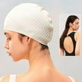thumbnail image 6 of Silicone Swim Cap for Long & Curly Hair - Comfortable Waterproof Swimming & Shower Cap for Women & Men | Protects Hairstyles While Swimming, 6 of 6
