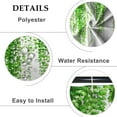 thumbnail image 4 of Lush Vine Plants Shower Curtain Green Leaves Ivy Natural Botanical Decorative for Bathroom Waterproof Fabric with Hooks (36"x72) Bring the Outdoors Inside with Vibrant Greenery, 4 of 6