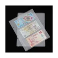 thumbnail image 2 of 2 uds hoja de álbum página de álbum bolsillos dinero billete nota moneda titular colección de Pvc, 2 of 4
