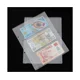 thumbnail image 2 of 2 uds hoja de álbum página de álbum bolsillos dinero billete nota moneda titular colección de Pvc, 2 of 4