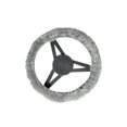 thumbnail image 1 of Natural Auto Sheepskin Steering Wheel Cover, 1 of 2