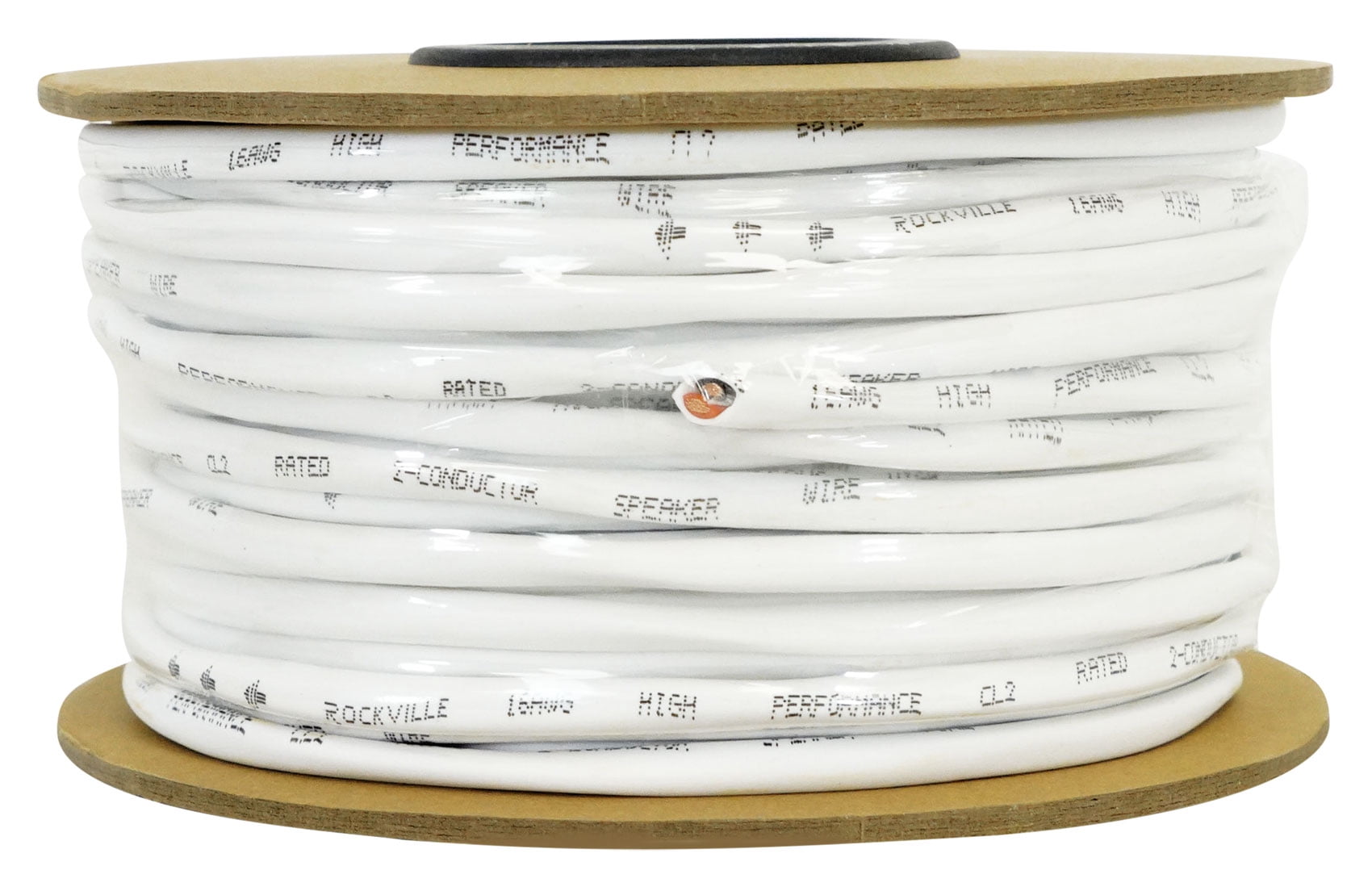 Rockville CL16-100-2 CL2 Rated 16 AWG 100' Speaker Wire In Wall Ceiling 70V 100V