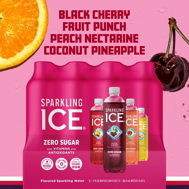 Sparkling Ice Pink Variety Pack, 17 fl oz, 12 Count photo 4