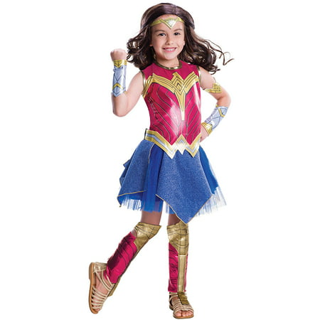 Costume Batman vs Superman: Dawn of Justice Wonder Woman Value Costume, Large, Officially licensed child's costume from Batman V Superman:.., By