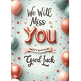 thumbnail image 3 of Decorative Design Farewell Banner Glitter Gold Theme Balloon Decoration for Farewell Party Retirement Celebration Indoor Event, 3 of 7