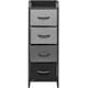 thumbnail image 4 of Mueble Buró Houzer Torre Moderno Organizador 4 Cajones Tela negra, 4 of 5