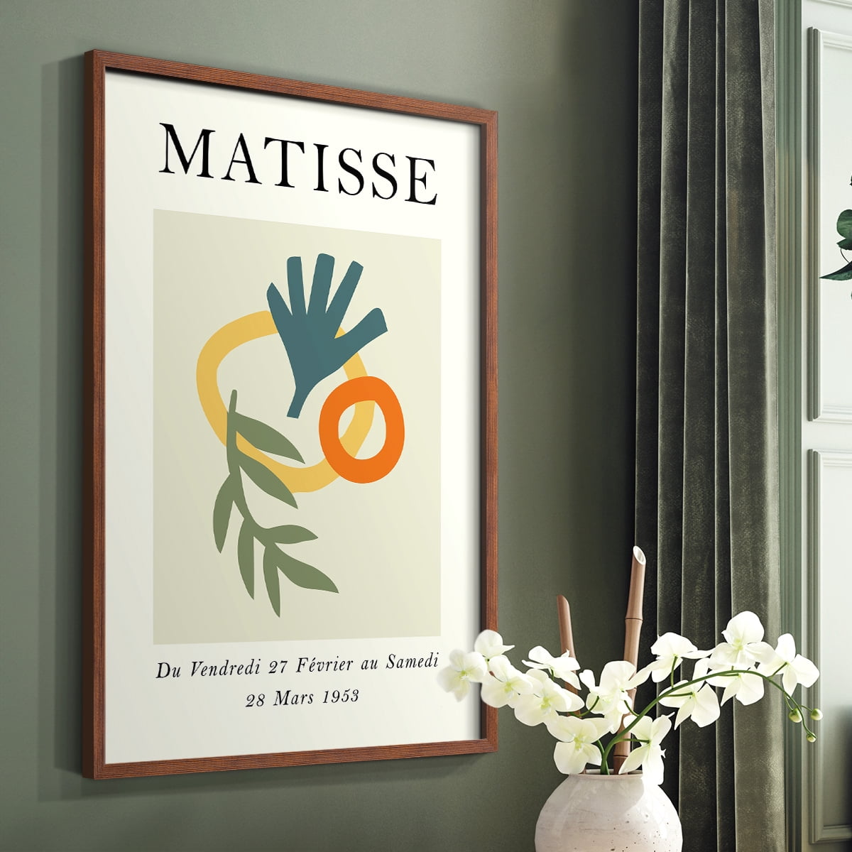 Matisse CCLXXX in Solid Wood 8 x 10 Framed Print