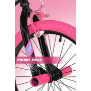 Kent Bicycles Sparkles Girls 18 Kids Bicycle, Black and Pink
