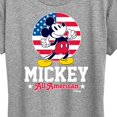 thumbnail image 3 of Disney - All American Mickey - Women's Short Sleeve Graphic T-Shirt, 3 of 5