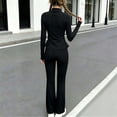 thumbnail image 6 of FAIWAD Girls Yoga Sets 2 Piece Outfits Long Sleeve Zip up Jacket and Leggings Athletic Gym Set, 6 of 8