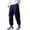 17# Navy, variant on Mens Cargo Joggers Pants Quick Dry Hiking Lightweight Athletic Pants for Sports Outdoor Wear with Zipper Khaki S