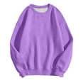 thumbnail image 3 of Gerichy Long Sleeve Tops for Women Sweatshirt for Women Long Sleeves Casual Shirts Round Neck Sweatshirt Pullover Soild Color Tunic Tops, 3 of 4