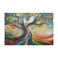 thumbnail image 6 of Qxltty Tree Of Angels Leather Drying Mat for Kitchen Countertops Coffee Mats Hide Stain Quickly Absorbs Water Tableware Decor, 6 of 6