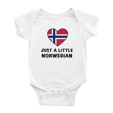 

Just A Little Norwegian Cute Baby Bodysuit