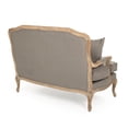 thumbnail image 3 of Zentique CFH004 E272 A048 28 x 38 x 26 in. Bastille Arm Chair, Grey Linen, 3 of 4