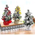 thumbnail image 3 of Árbol de Navidad mini YONGSHENG decoración de escritorio Plata, 3 of 5