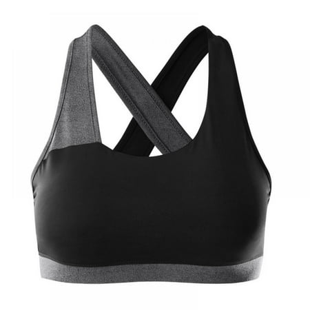

Clearance 2PCS Women Sports Bra Fitness Yoga Vest Training Shockproof Summer Sports Cross Beauty Back Quick Dry Underwear 2XL