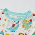 thumbnail image 4 of WIBACKER Bamboo Viscose Toddler Pajamas Boys Girls Baby Dinosaur Pjs Sets 2-6T Kids 2pcs Long-Sleeve Snug fit Sleepwear, 4 of 9