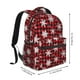 thumbnail image 2 of Easygdp Snowflakes On A Buffalo Plaid Christmas Mochila Ergonómica Versátil para Laptop - Múltiples Bolsillos, Correas Ajustables, Unisex para Escuela, Viajes y Actividades al Aire Libre-One Size, 2 of 5