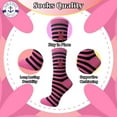 thumbnail image 7 of Yacht & Smith Pink Ribbon Breast Cancer Awareness Ankle/Crew Socks for Women (Assorted Crew C, 9-11), 7 of 7