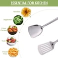 thumbnail image 5 of Juego de utensilios de cocina de acero inoxidable - 2 utensilios de cocina - Juego de utensilios de cocina antiadherentes, 5 of 5