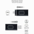 thumbnail image 3 of CHUANK 64GB Mobile USB Flash Drive for iPhone  iPad and Most USB Enabled Devices for Data Transfer and Backup (Rose Gold), 3 of 8
