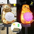 thumbnail image 4 of Luces Solares Para Exteriores, Erizo, Cambio De Color, Bola De Cristal, Luces Led Impermeables Para Paisaje, Camino De Jardín, Decoración De Patio Minnieouse HA035094-00, 4 of 6