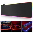 thumbnail image 1 of Gaming Mouse Pad with LED Light - 80x30cm - RGB Black Black - Computer Accessory, 1 of 5