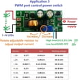 thumbnail image 3 of LED Pilote Module Haute Luminosité Constant Courant 1-3A Réglable PWM Contrôleur Haute Puissance pour les Lampes, 3 of 8