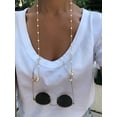 thumbnail image 5 of ChainsProMax Sunglasses Chains Eyeglass Gold Chain for Women Pearl Beaded Lanyard Chains, 5 of 8